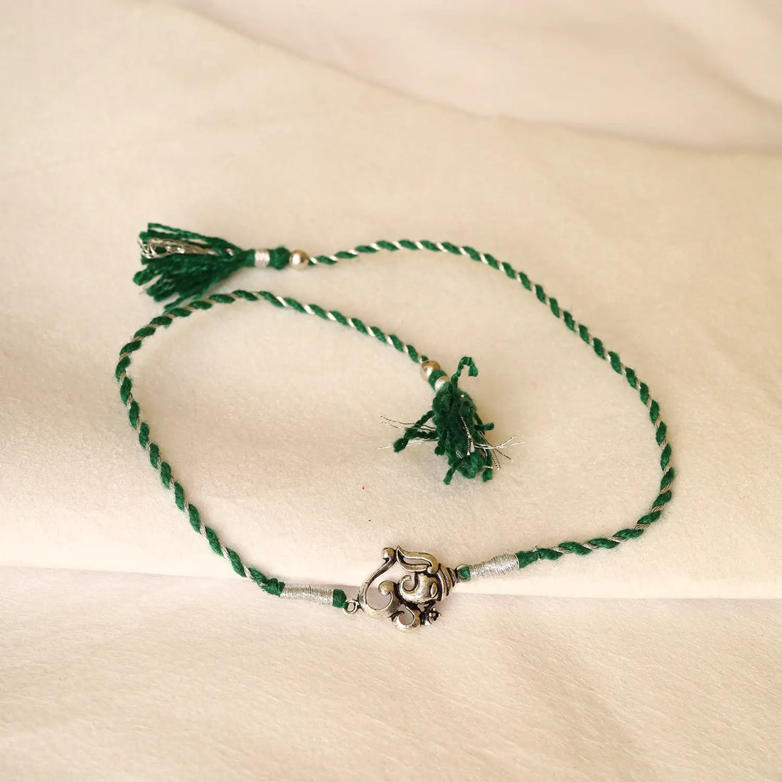 Vighnaharta Silver Rakhi- Made With Pure 925 Silver