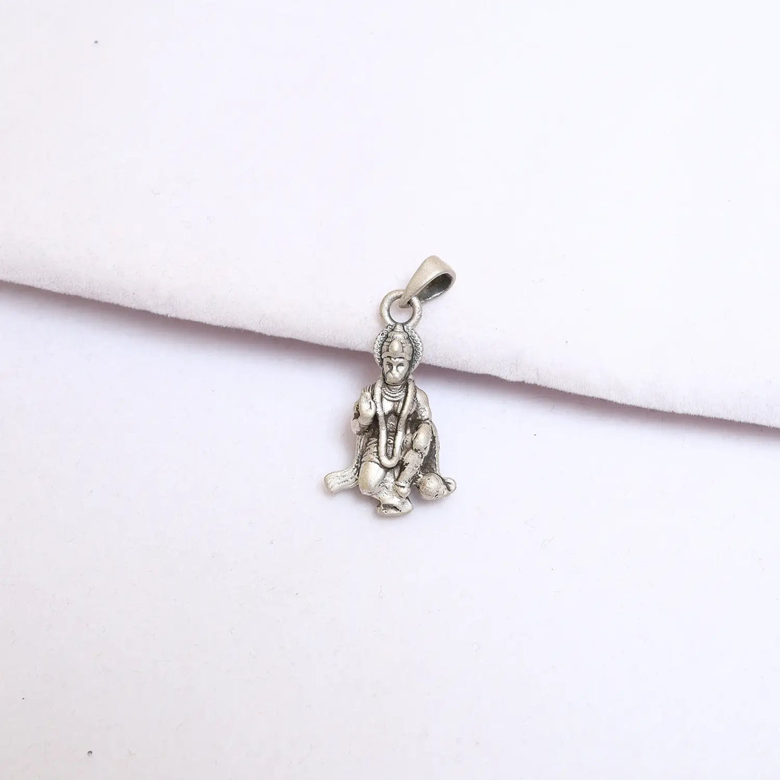 Hanuman Divine Strength Silver Pendant- Made With Pure 925 Silver