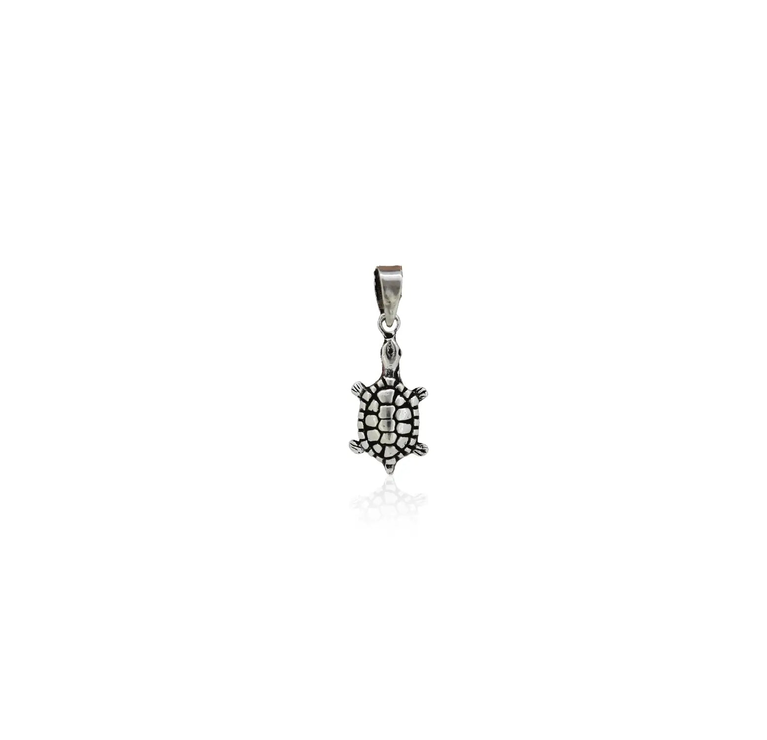 Pure Silver Tortoise Pendant - Made With 925 Pure Silver