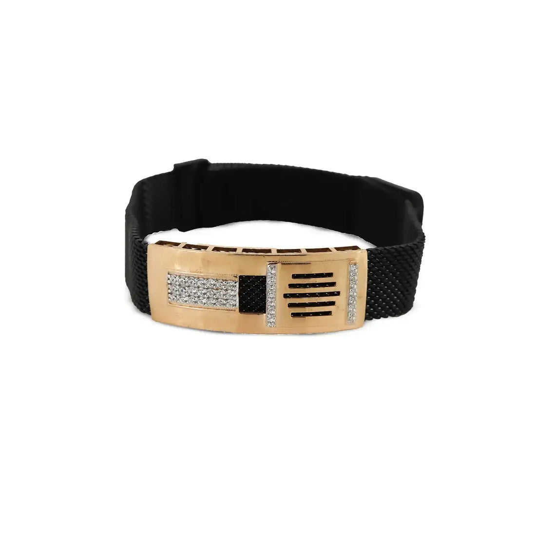 Bold Matrix Silver Bracelet for Men- Made With Pure 925 Silver