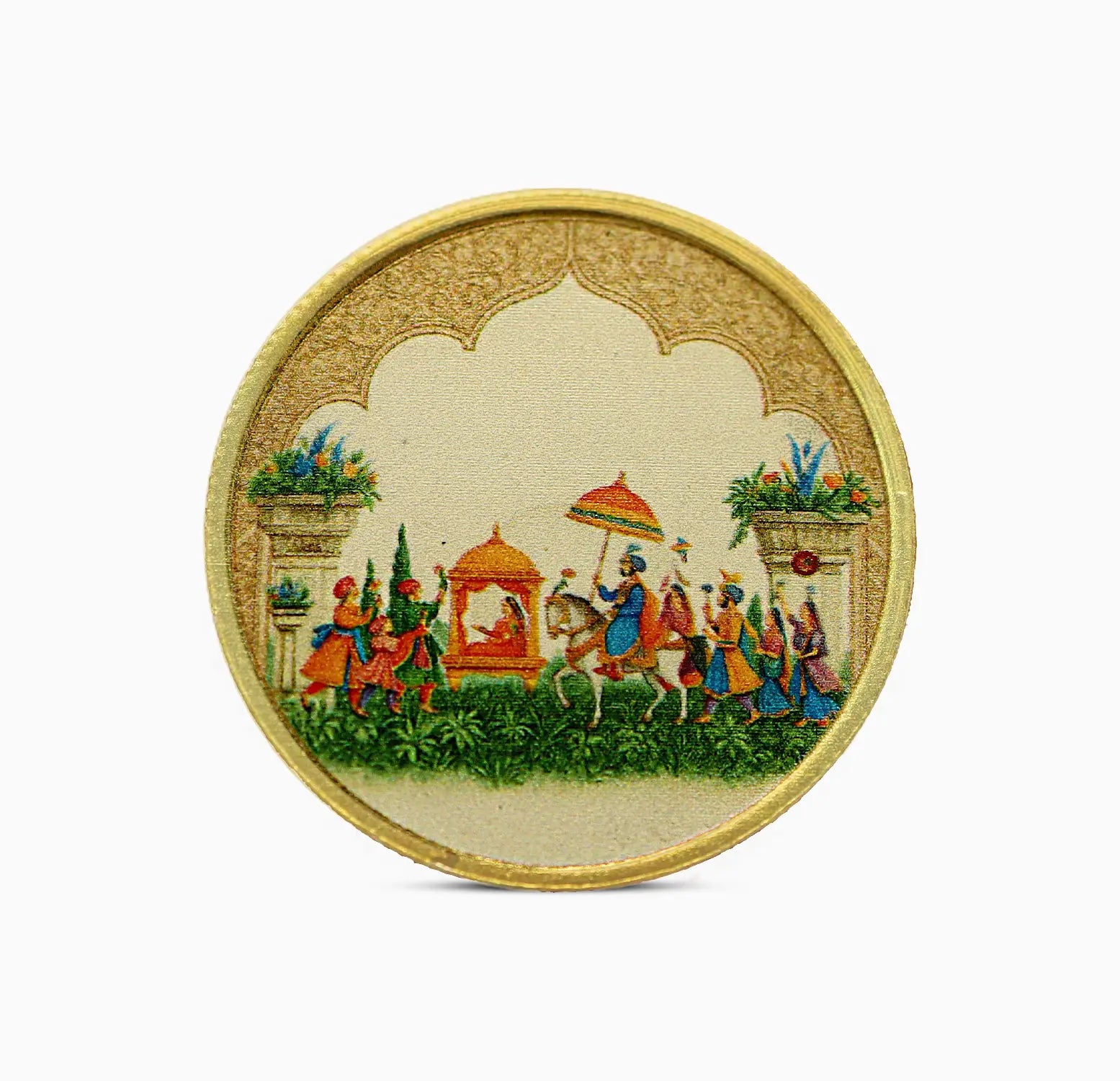 Royal Procession Fine Silver Coin  - Made With Pure 925 Silver