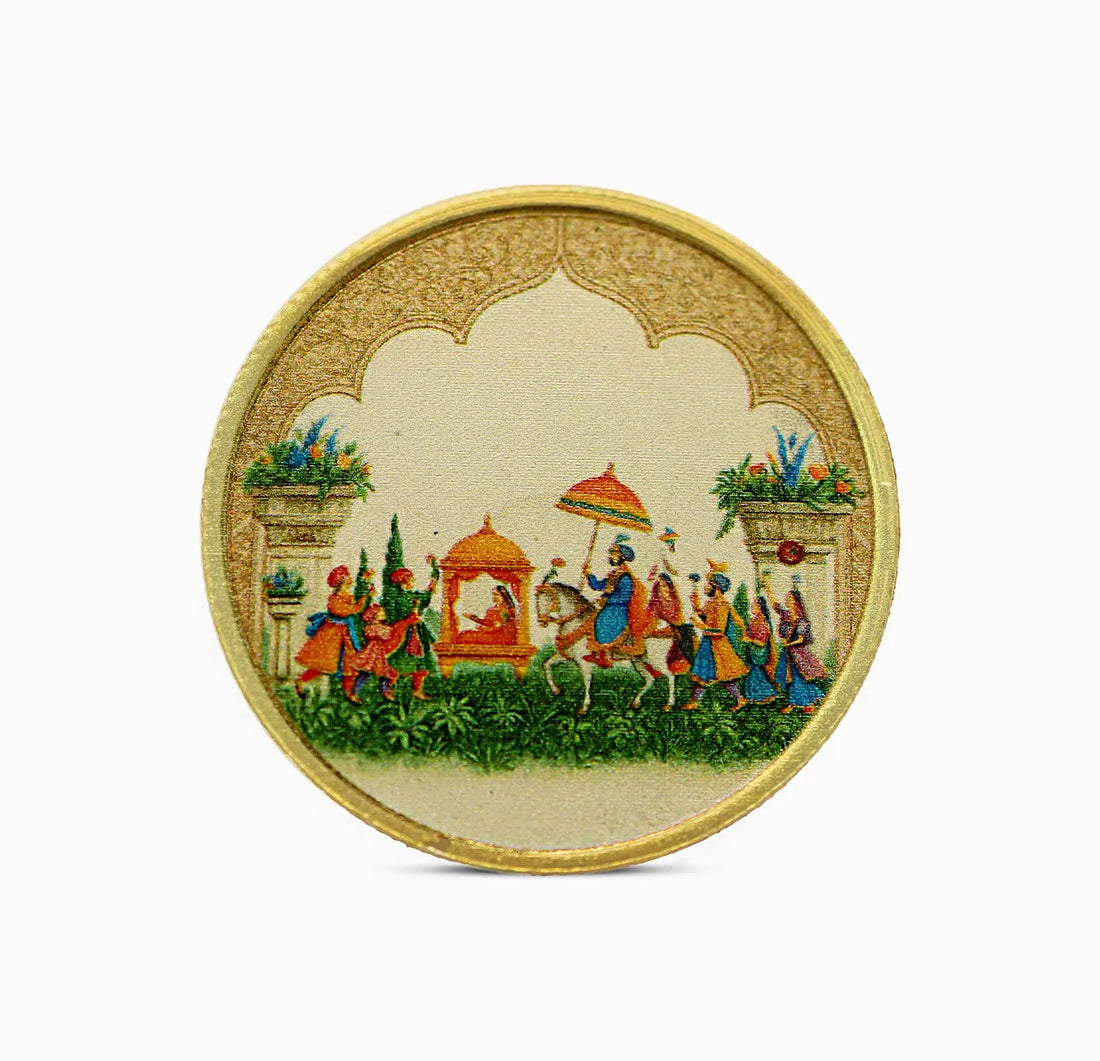 Royal Procession Fine Silver Coin  - Made With Pure 925 Silver