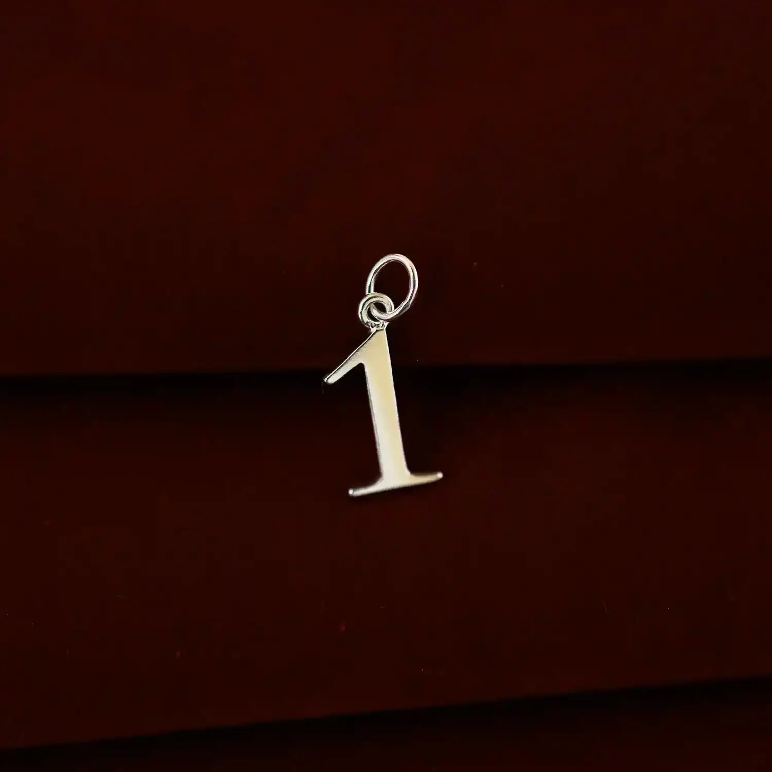 Pure Silver Number “1” Pendant - Made With Pure 925 Silver