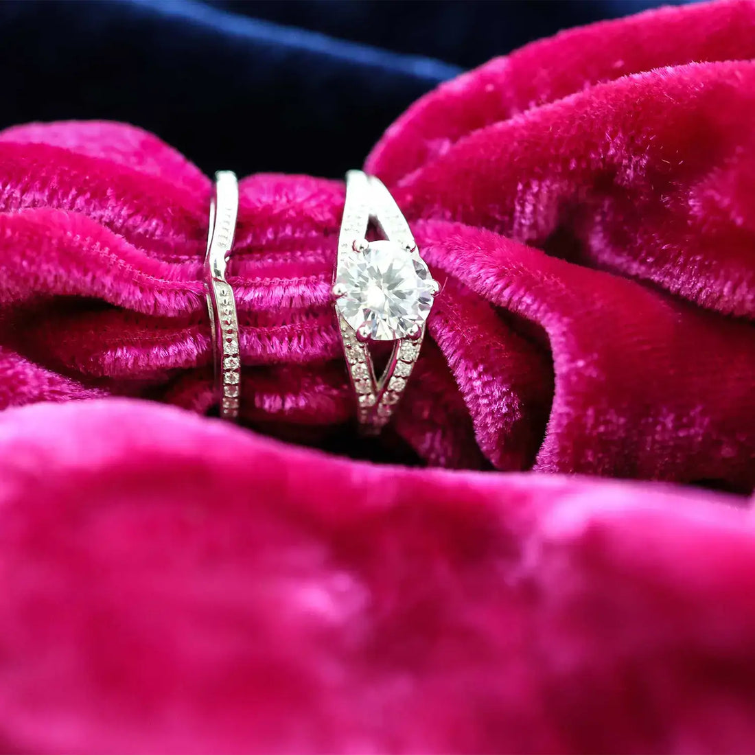 Pure Silver Couple Ring - Made With Pure 925 Silver
