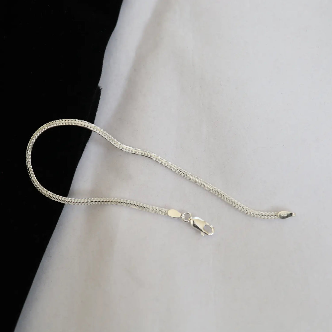 Elegant Sleek Silver Chain Bracelet - Made With Pure 925 Silver