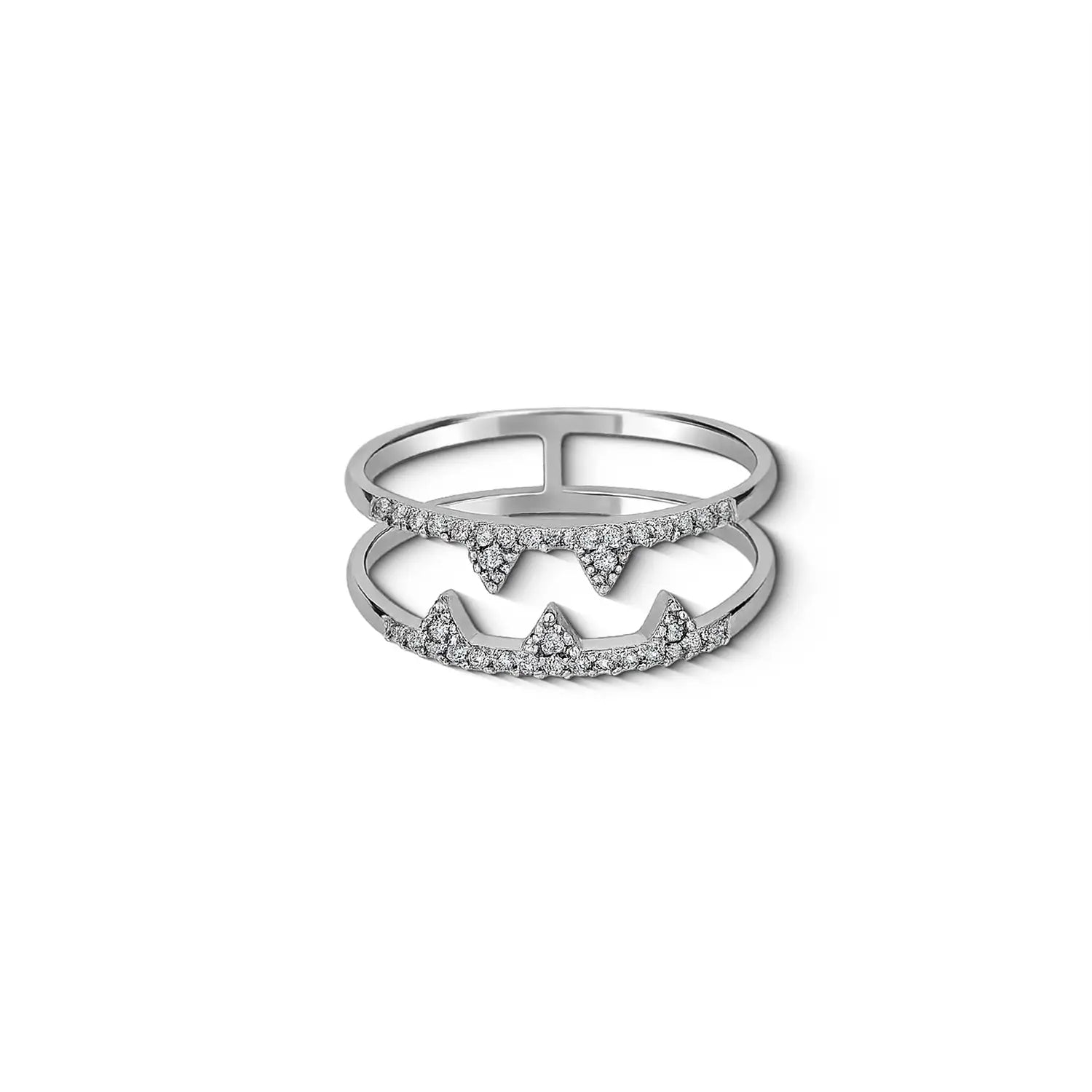Double Band Pure Silver Ring - Made With Pure 925 Silver