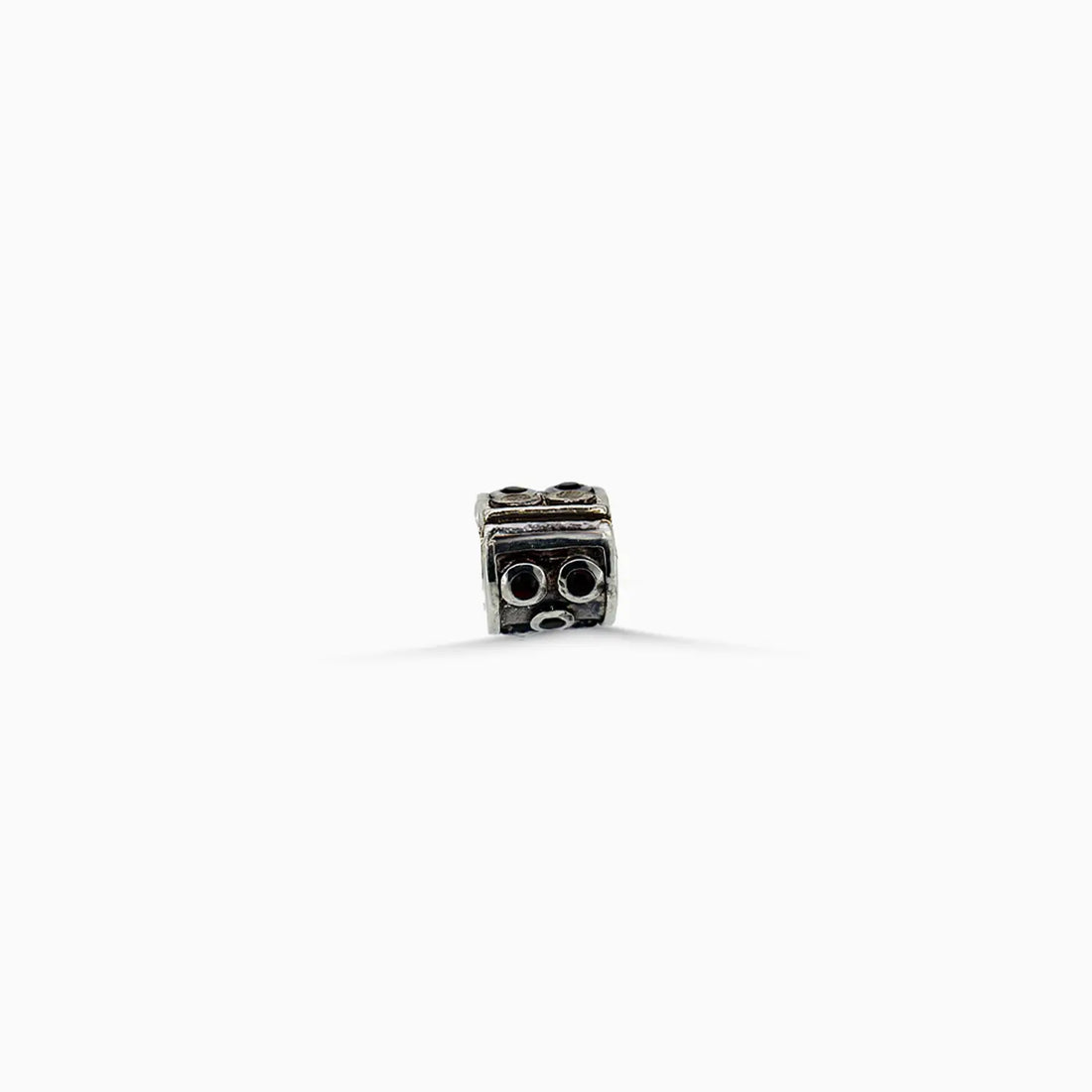 Pure Silver Evil Eye Bead Charm - Made With Pure 925 Silver