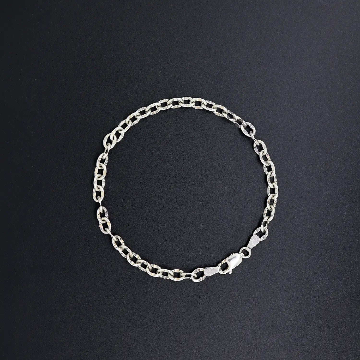 Classic Figaro Pure Silver Bracelet - Made With Pure 925 Silver
