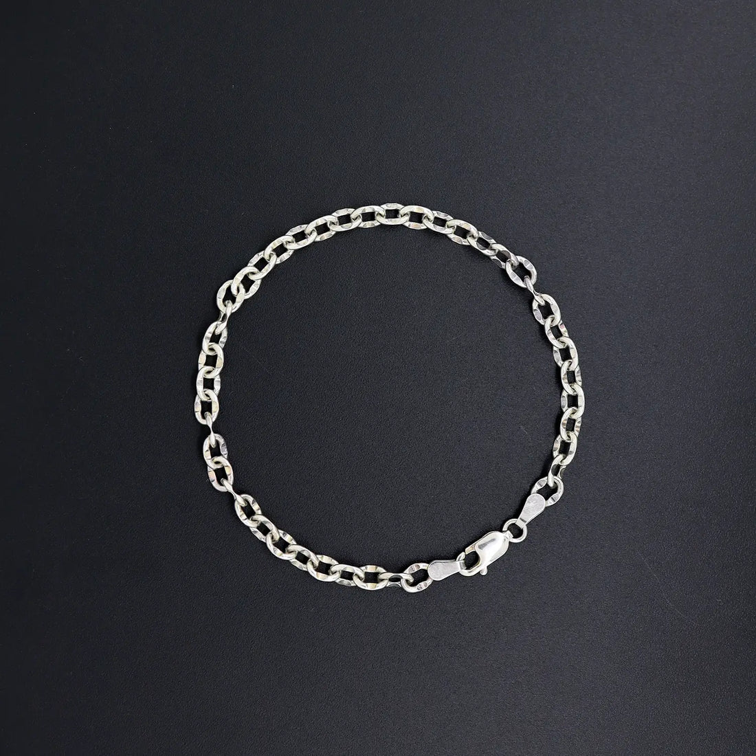 Classic Figaro Pure Silver Bracelet - Made With Pure 925 Silver