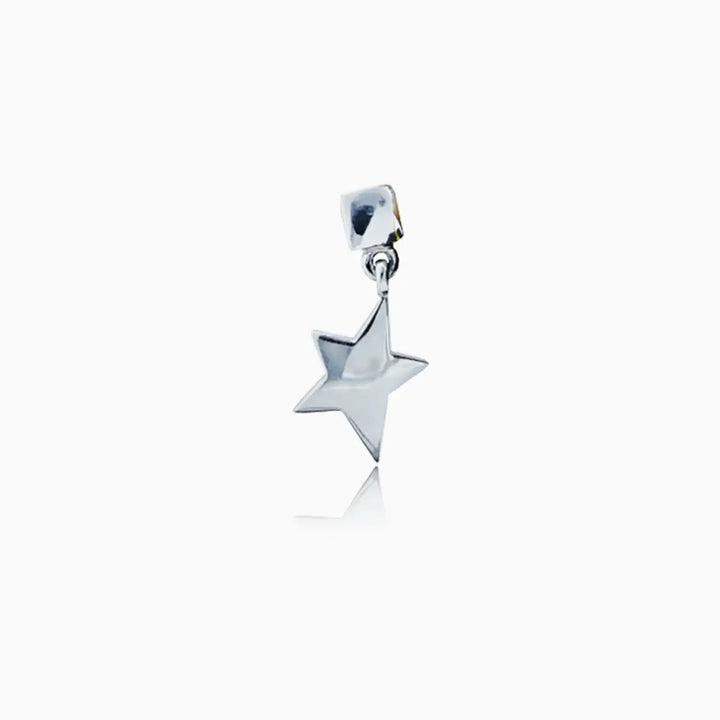 Pure Silver Star Pendant  - Made With Pure 925 Silver