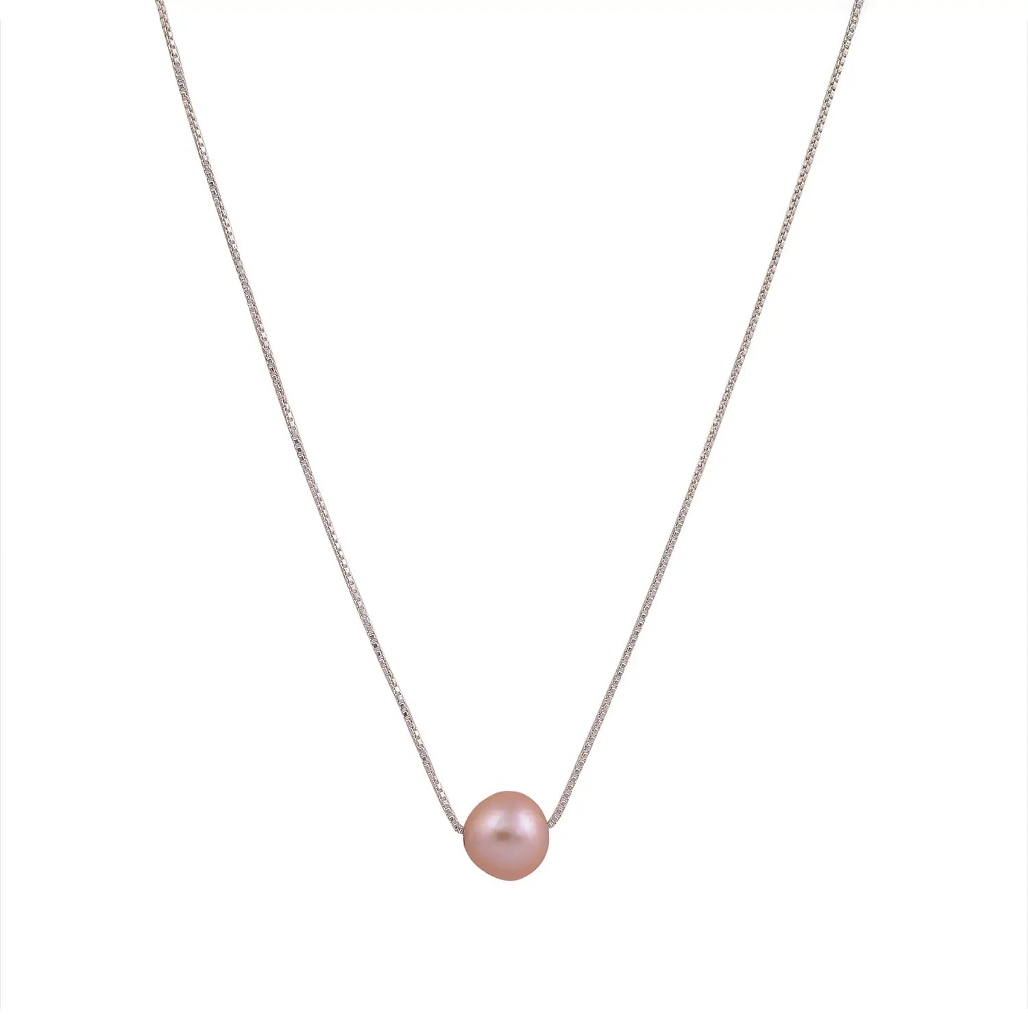 Elegant Silver Pearl Pendant - Made With Pure 925 Silver