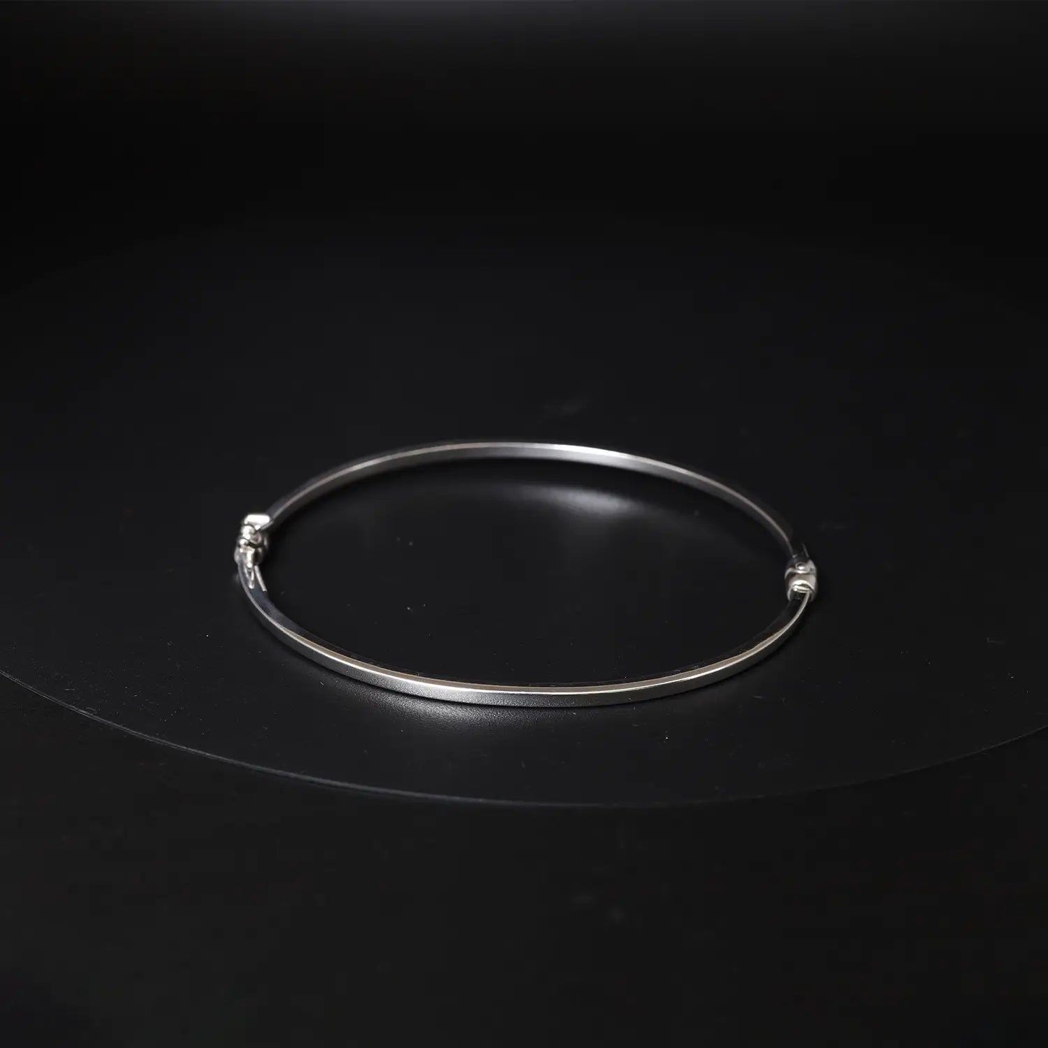 Classic Smooth Sterling Silver Kada Bracelet - Made With Pure 925 Silver