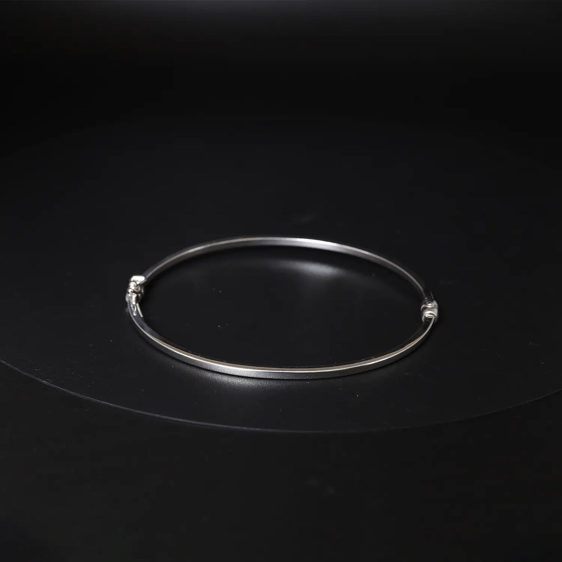 Classic Smooth Sterling Silver Kada Bracelet - Made With Pure 925 Silver