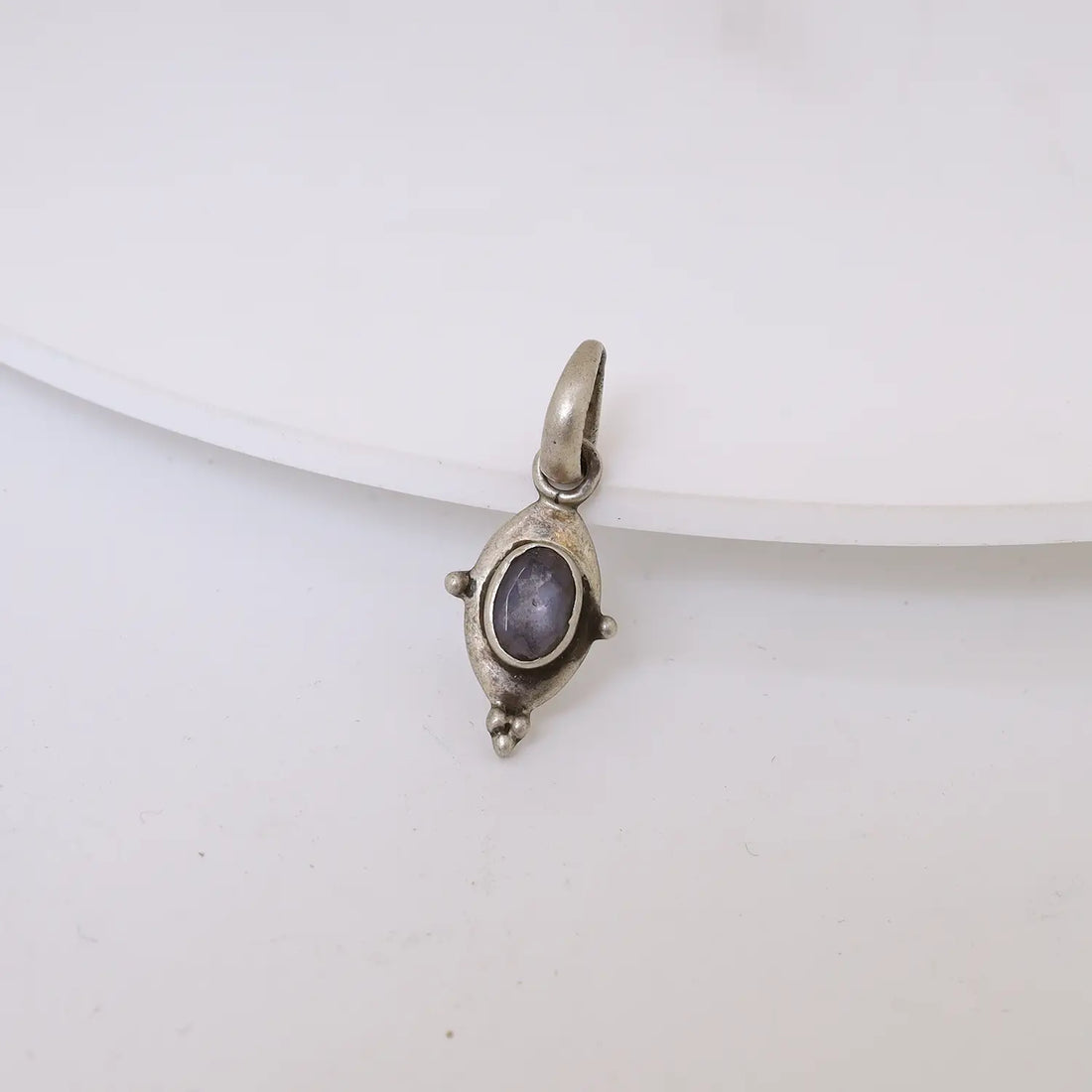 Royal Blue Stone Silver Pendant - Made With Pure 925 Silver