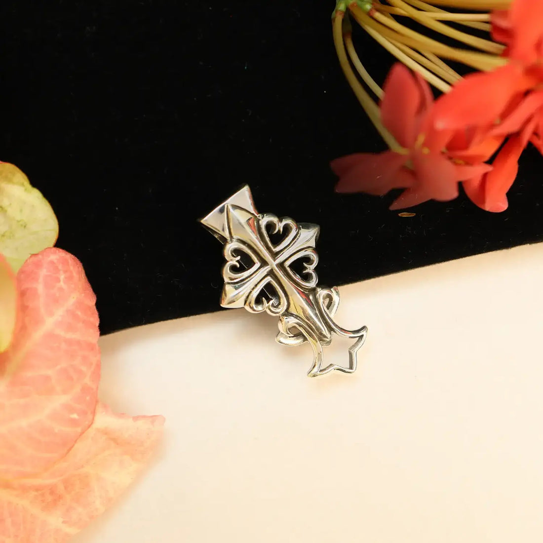 Classic Silver Cross Pendant- Made With Pure 925 Silver