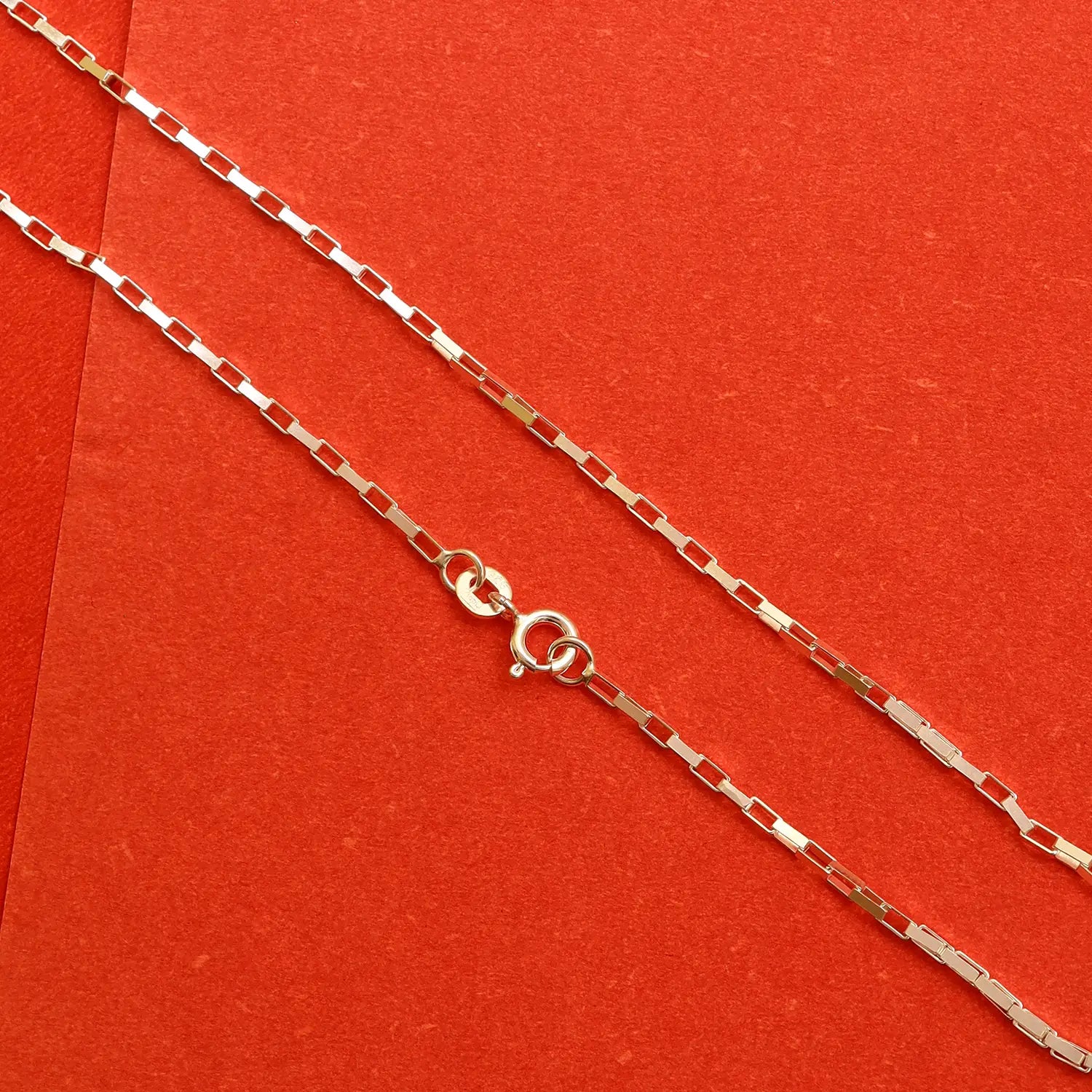 Classic Box Link Chain- Made With Pure 925 Silver