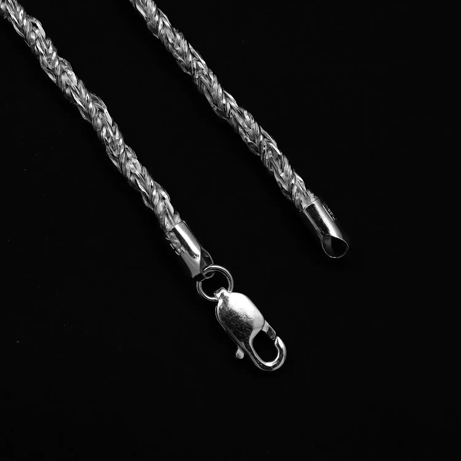 Sterling Silver Rope Chain for Men- Made With Pure 925 Silver