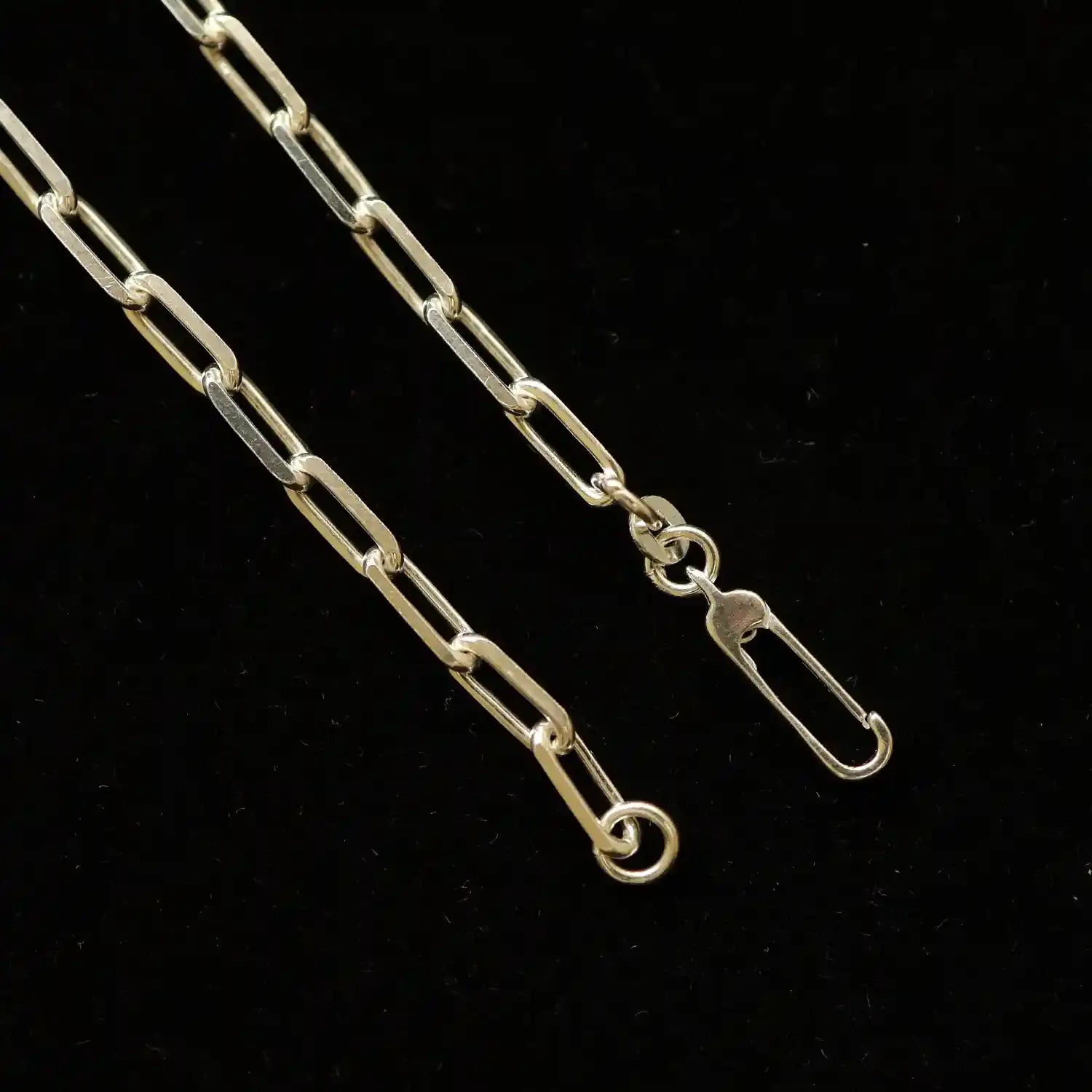 Sterling Silver Paperclip Chain for Men- Made With Pure 925 Silver