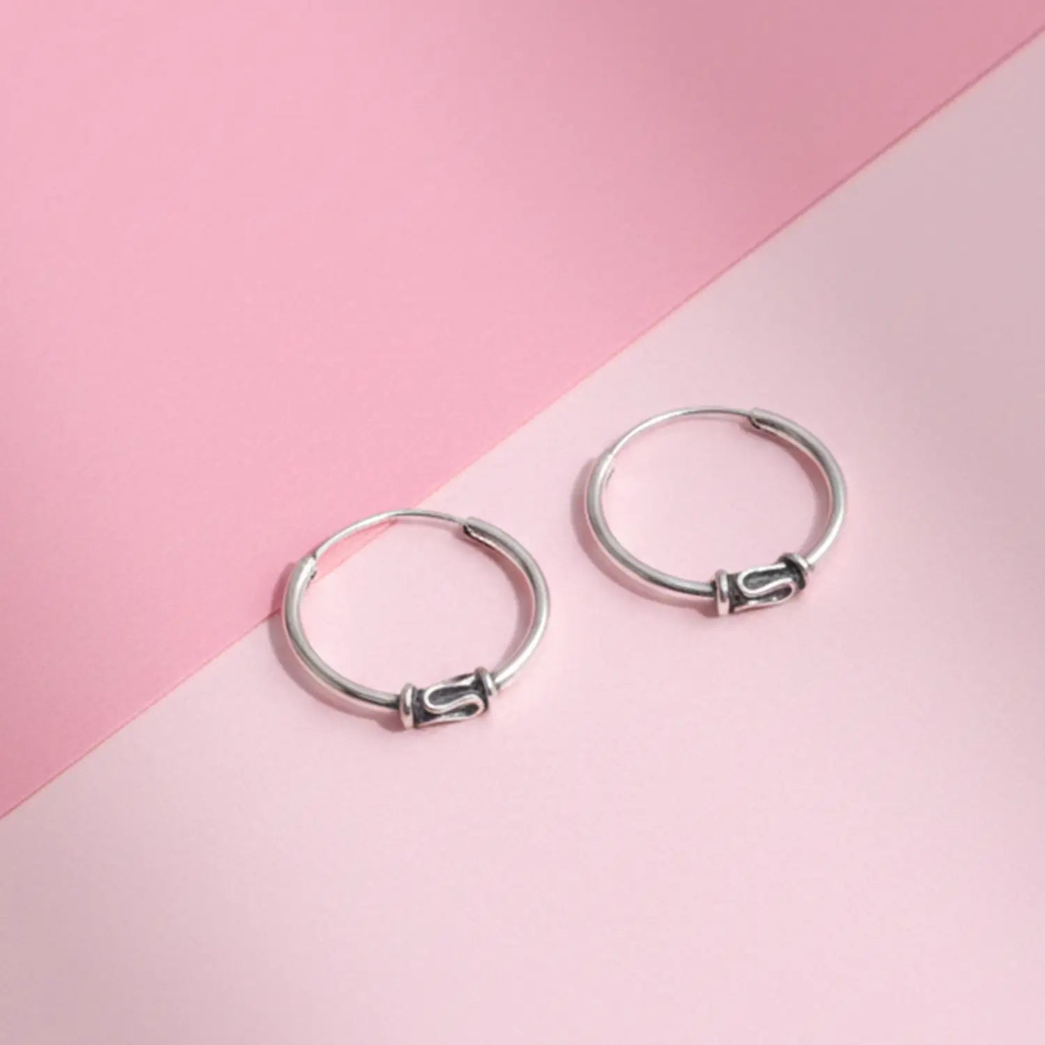 Minimal Sterling Silver Hoop Earrings - Made With Pure 925 Silver