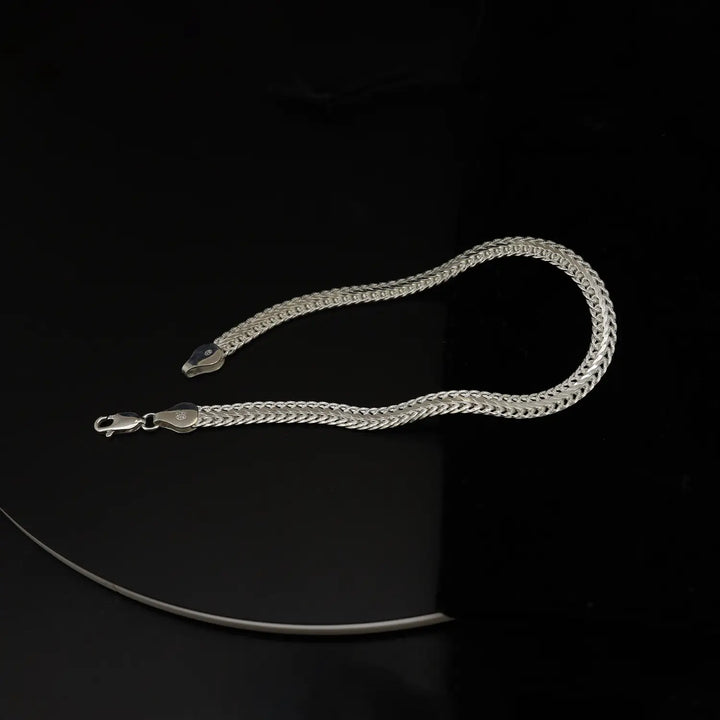 Royal Weave Silver Bracelet - Made With Pure 925 Silver