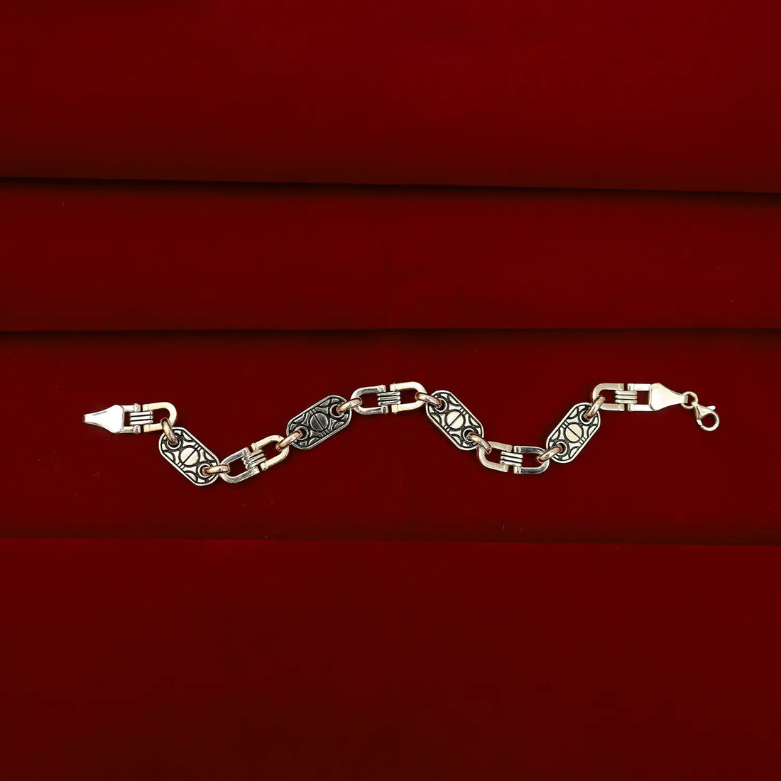 Bold Chain-Link Silver Bracelet - Made With Pure 925 Silver