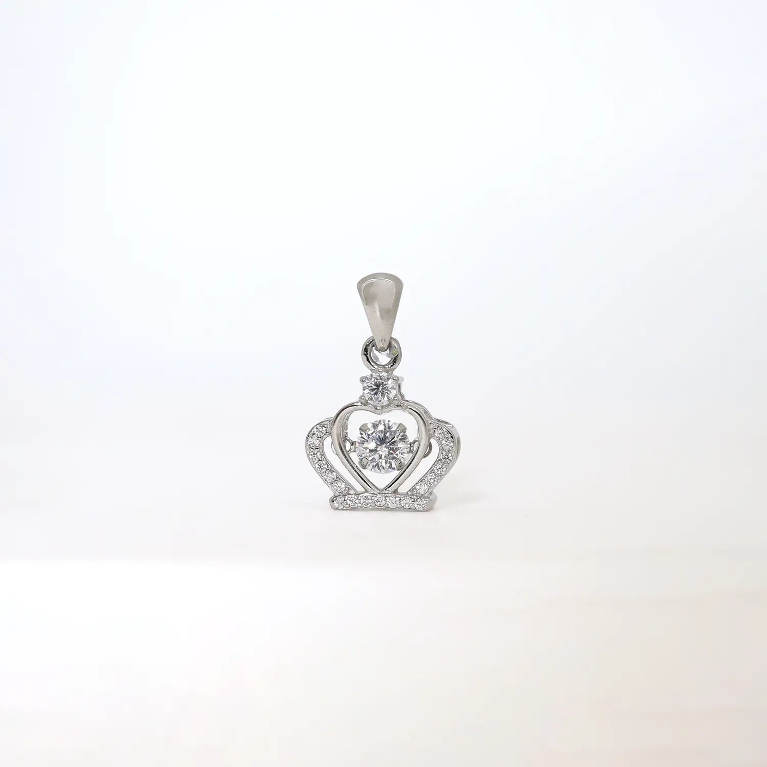 Pure Silver Crown Pendant  - Made With 925 Pure Silver