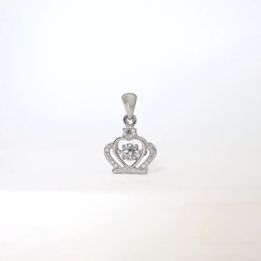 Pure Silver Crown Pendant  - Made With 925 Pure Silver