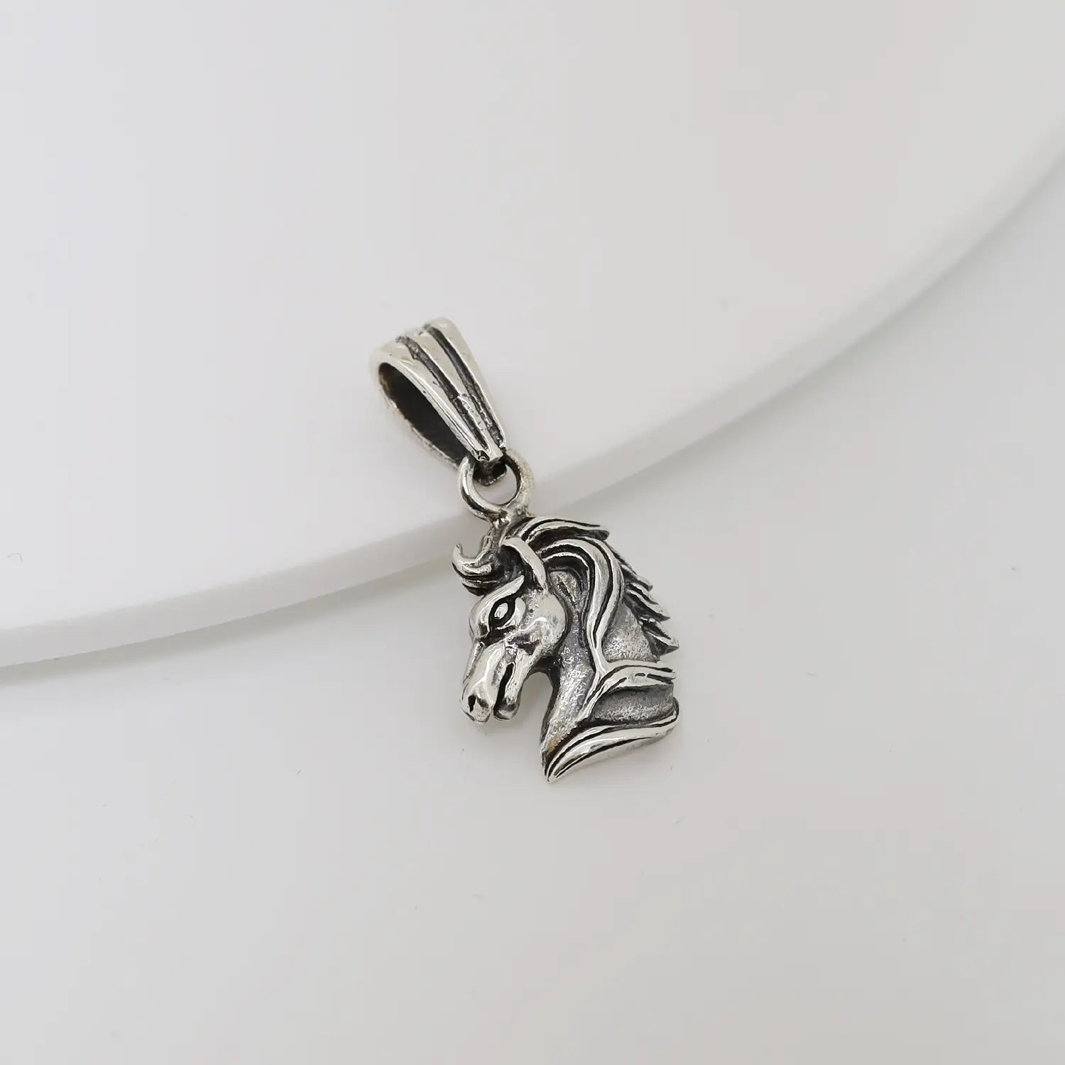 Vintage Horse Sterling Silver Pendant - Made With Pure 925 Silver