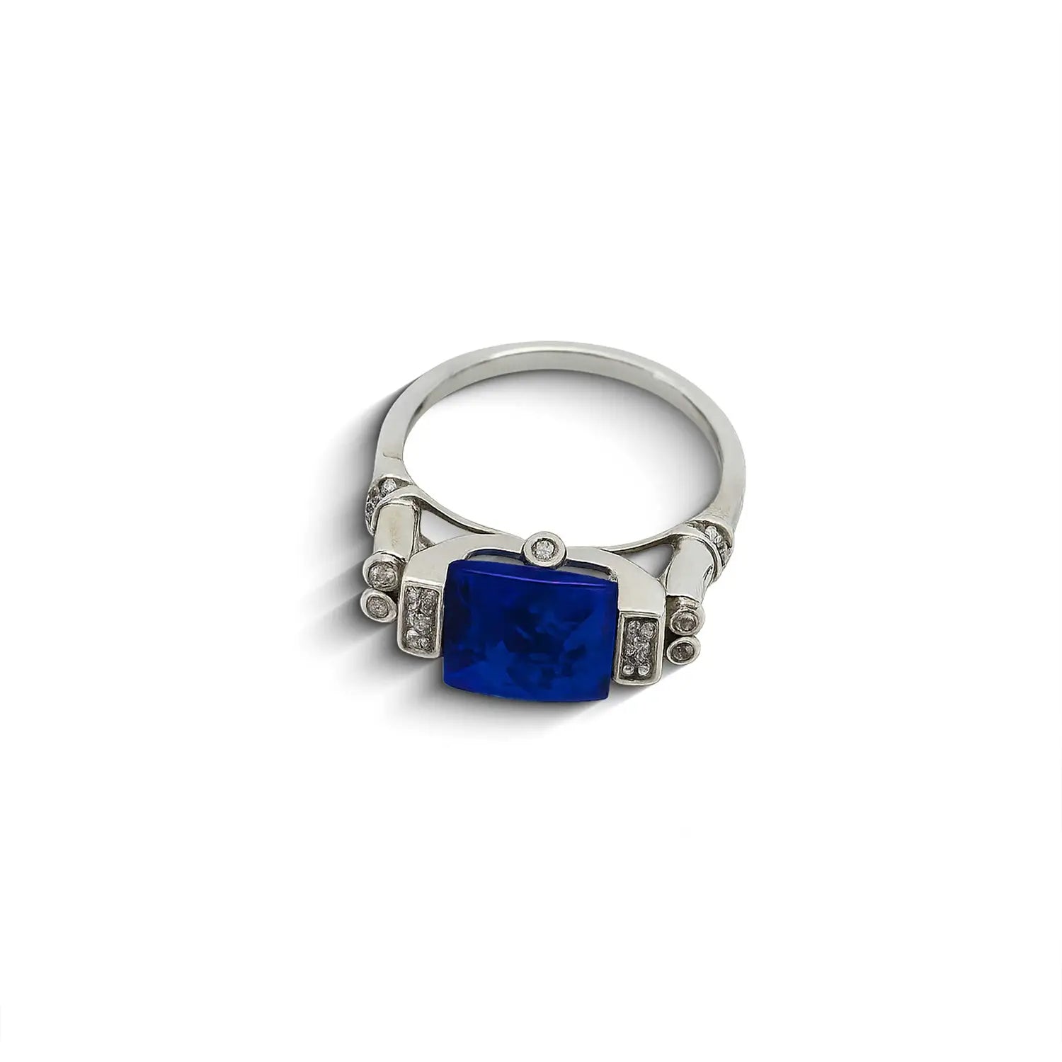 Silver Bengani Color Ring - Made With Pure 925 Silver
