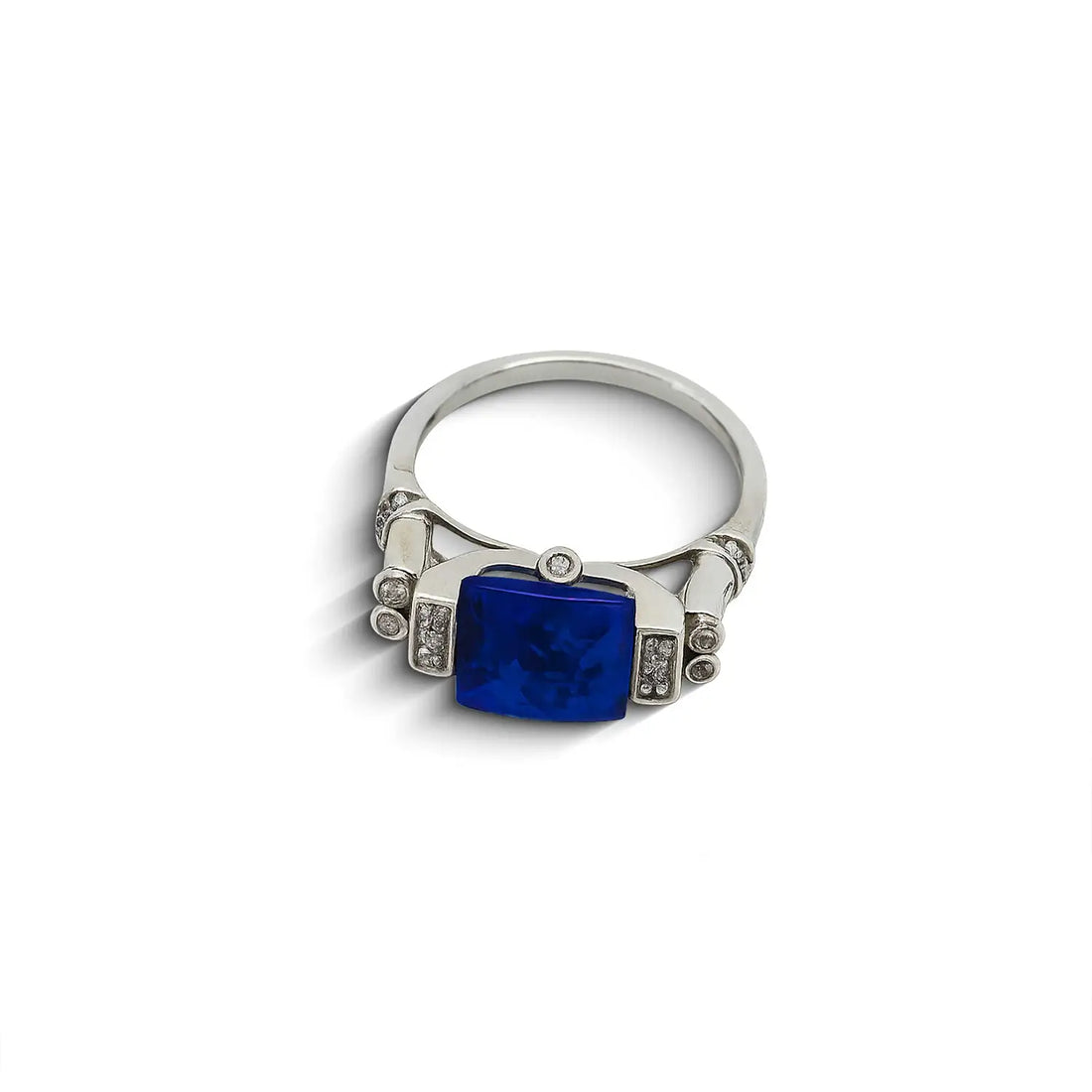 Silver Bengani Color Ring - Made With Pure 925 Silver