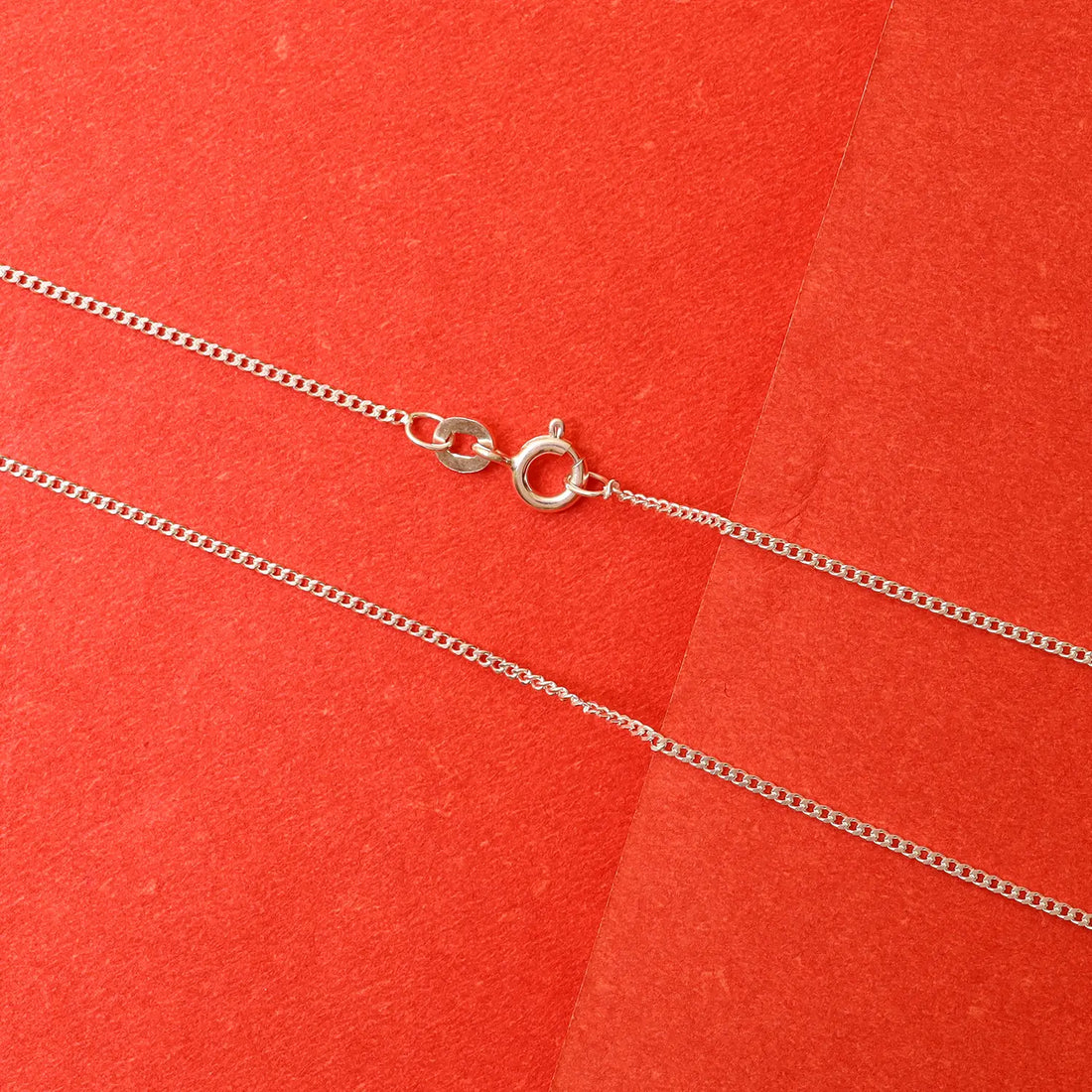 Classic Slim Link Pure Silver Chain- Made With Pure 925 Silver