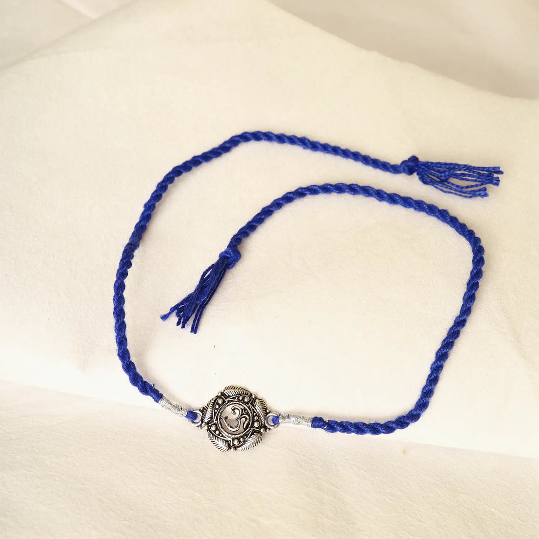 Om Divine Silver Rakhi - Made With Pure 925 Silver