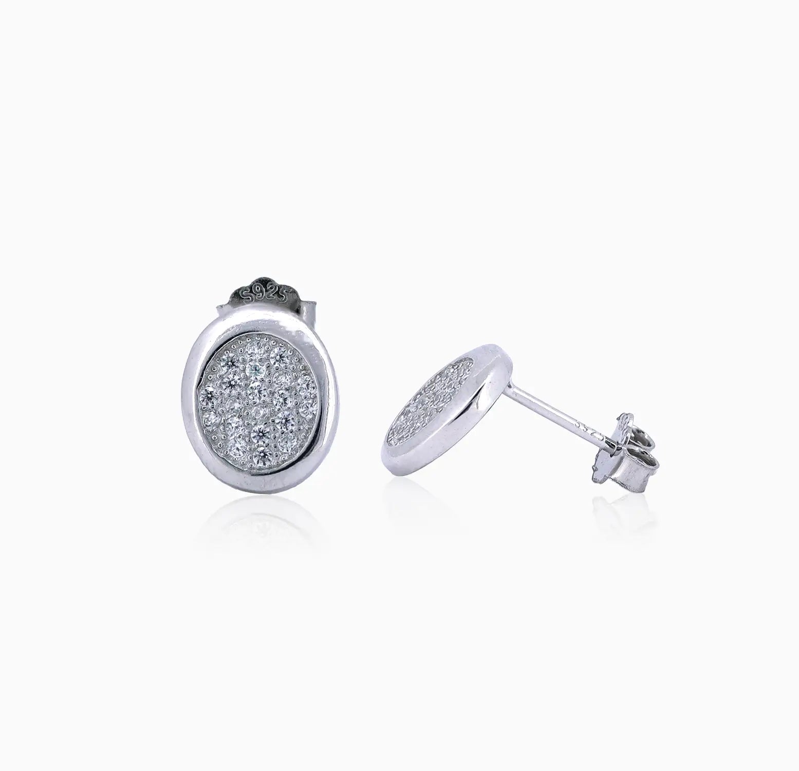 Elegant Silver Pendant & Earrings Set - Made With Pure 925 Silver