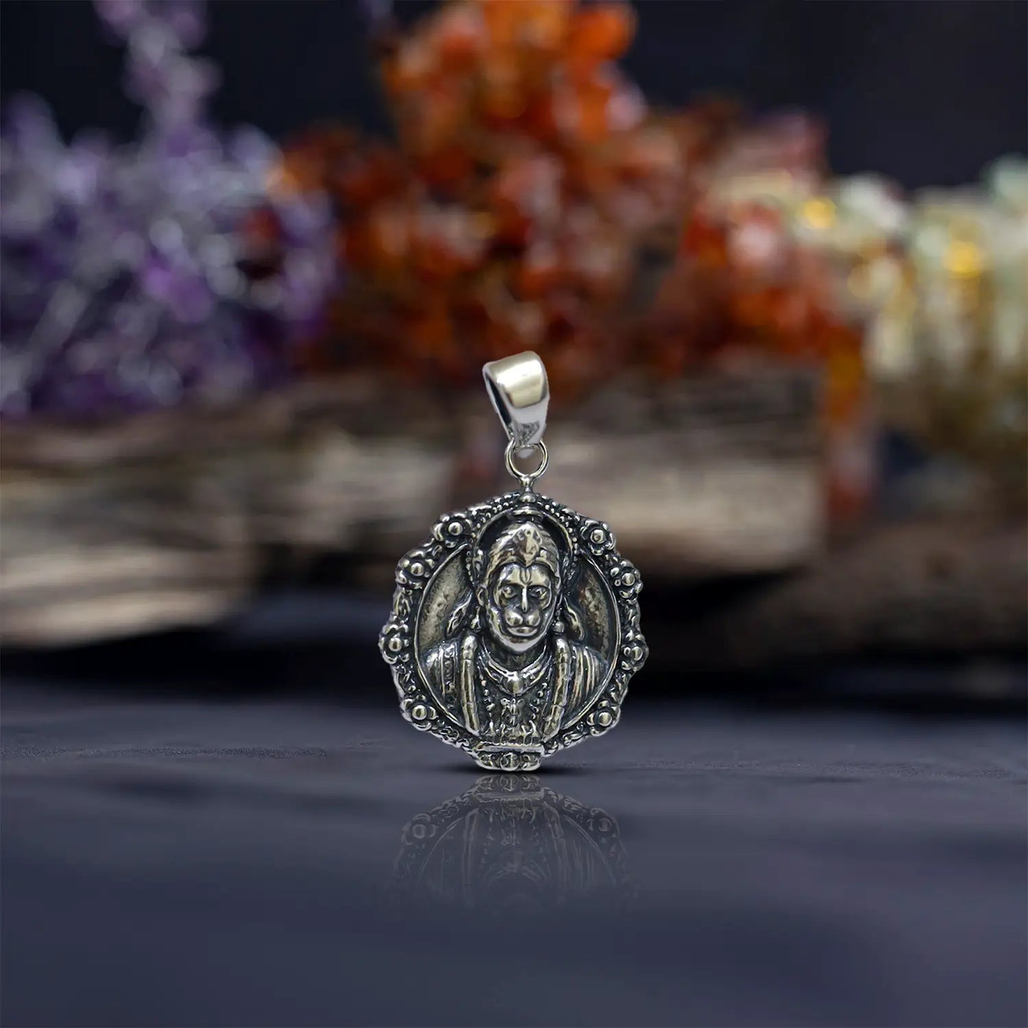 Silver Shri Hanuman Ji Pendant- Made With Pure 925 Silver