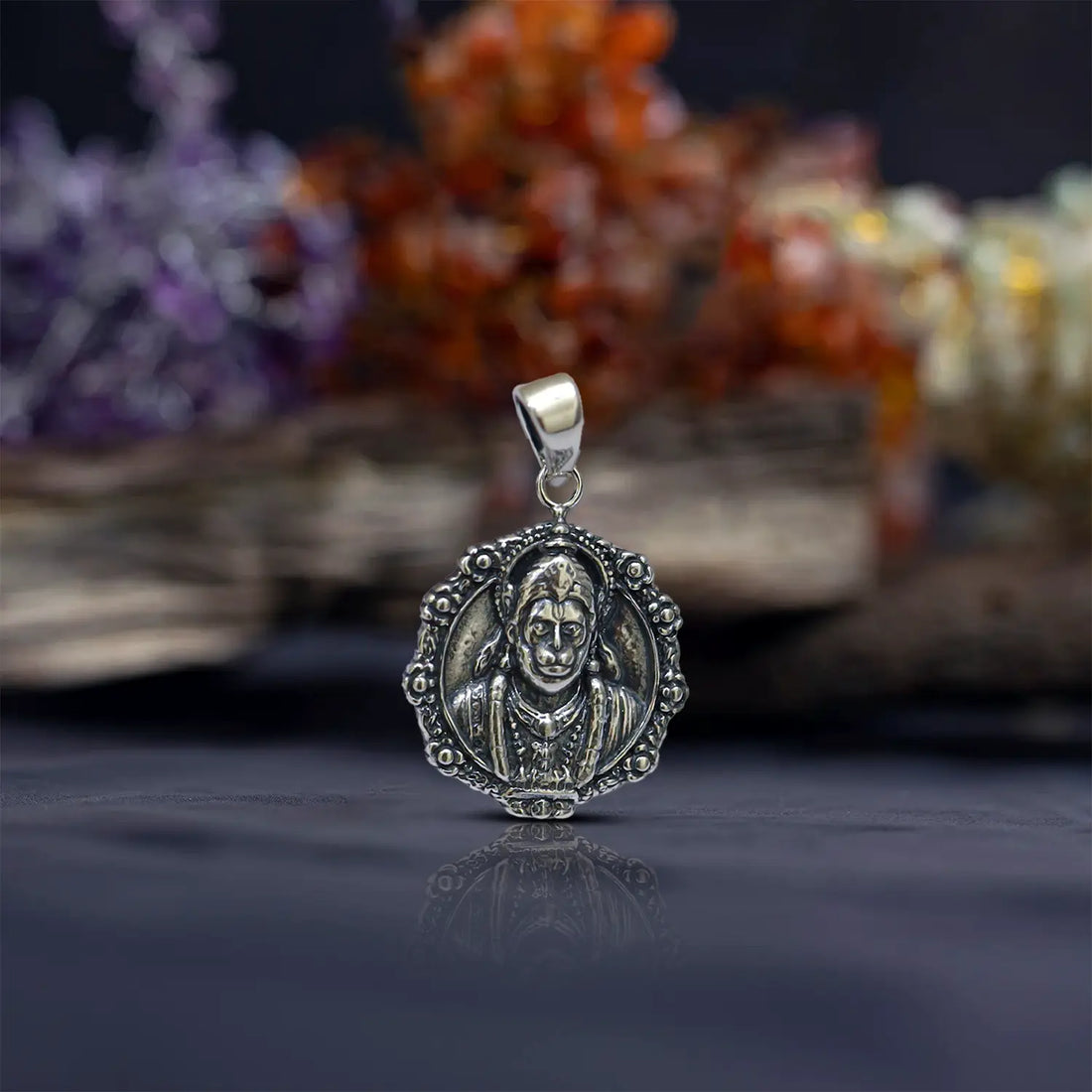 Silver Shri Hanuman Ji Pendant- Made With Pure 925 Silver