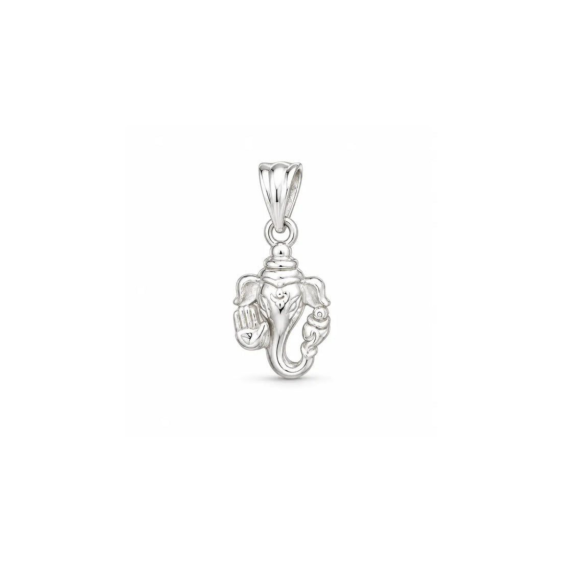 Shree Ganesh Divine Blessings Silver Pendant