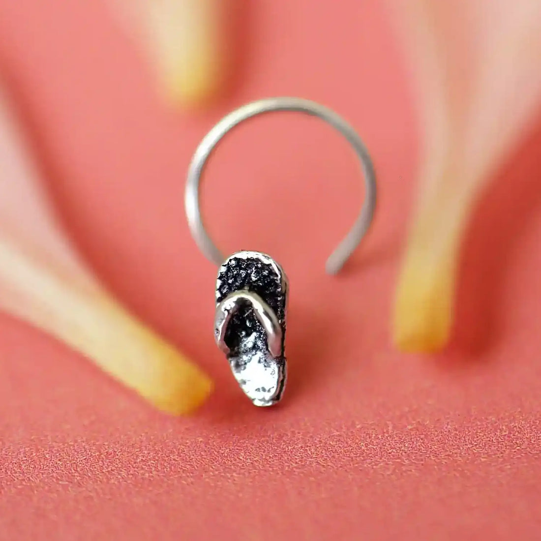 Midnight Sterling Silver Nose Pin- Made With Pure 925 Silver