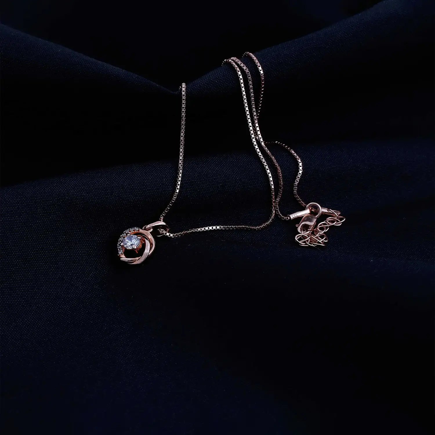 Eternal Bloom Rose Gold Pendant- Made With Pure 925 Silver