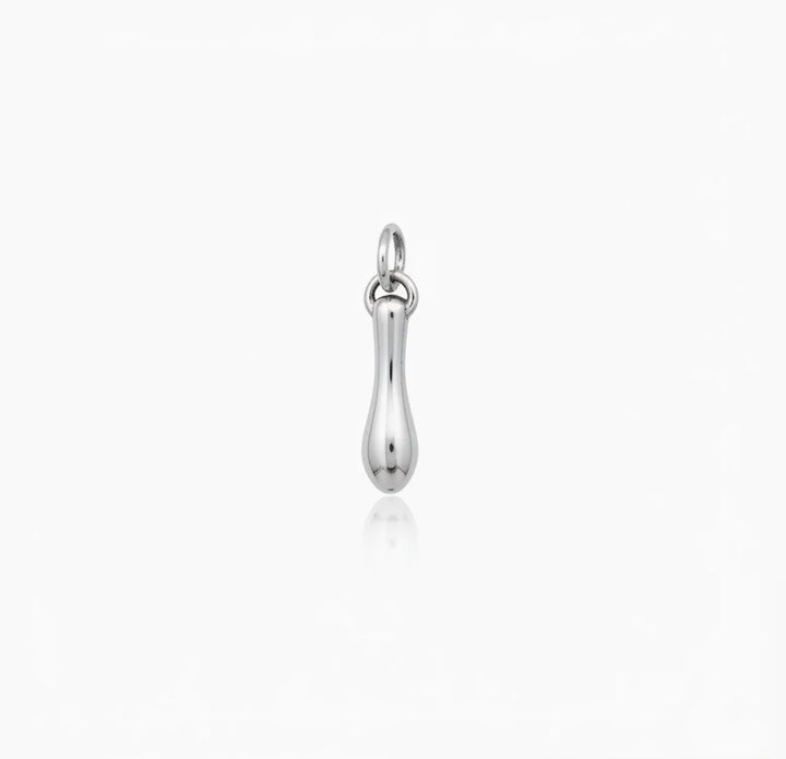 Minimalist Pure Silver Droplet Pendant- Made With Pure 925 Silver