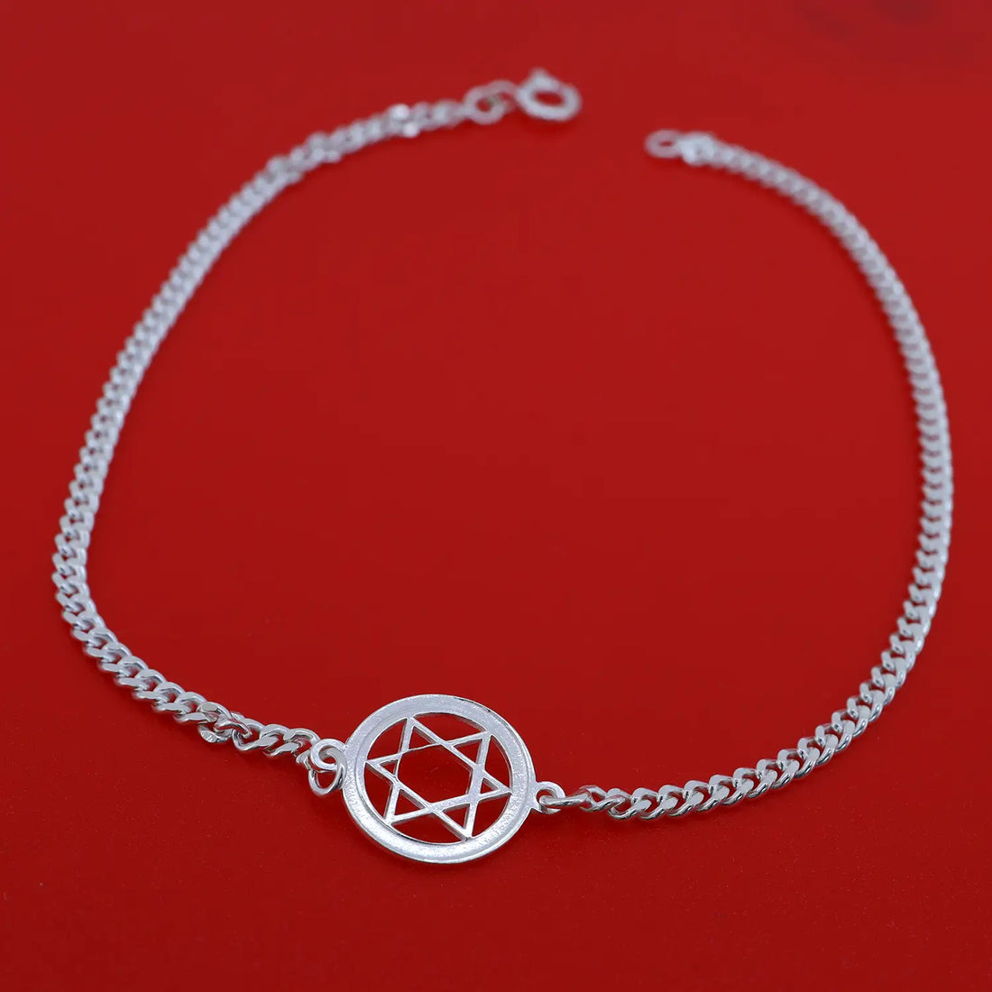 Divine Shree Yantra Silver Bracelet - Made With Pure 925 Silver