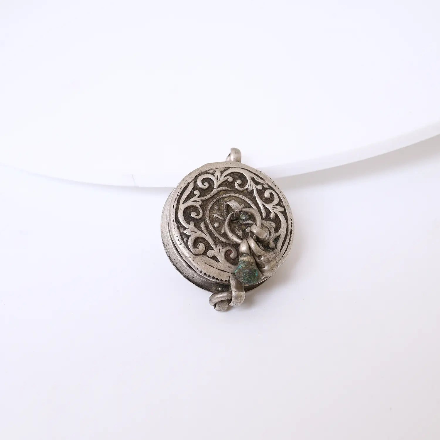 Vintage Secret Box Silver Pendant - Made With Pure 925 Silver