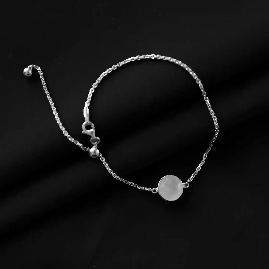 Mother of Pearl Pure Silver Bracelet- Made With Pure 925 Silver