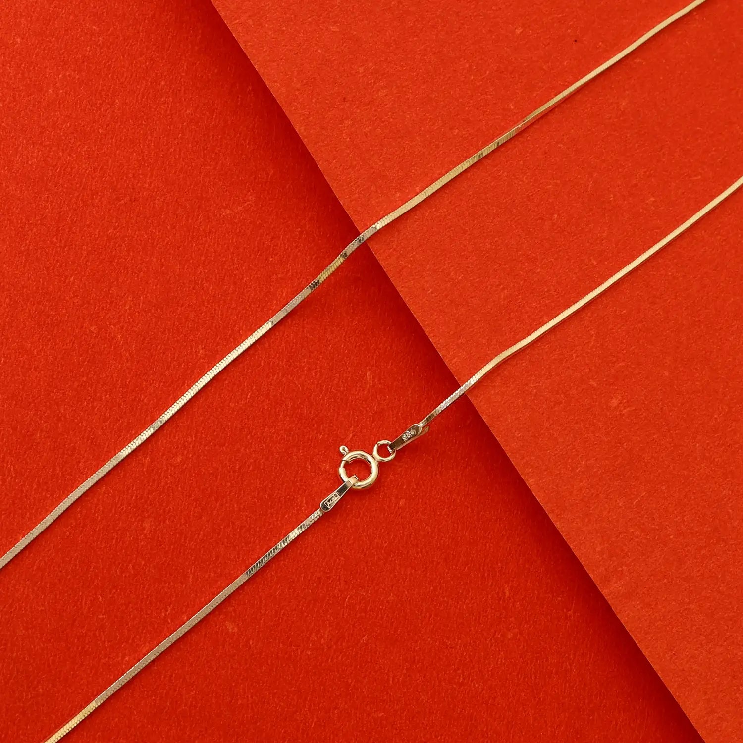 Sleek Snake Silver Chain - Made With Pure 925 Silver
