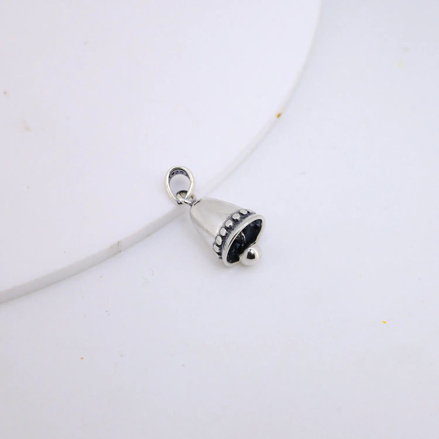 Elegant Bell Design Pure Silver Pendant - Made With 925 Pure Silver
