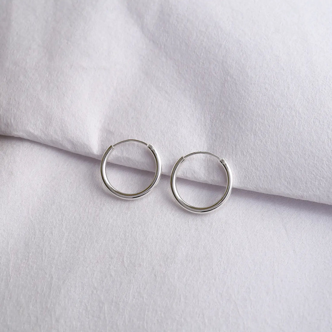 Classic Sterling Silver Hoop Earrings - Made With Pure 925 Silver