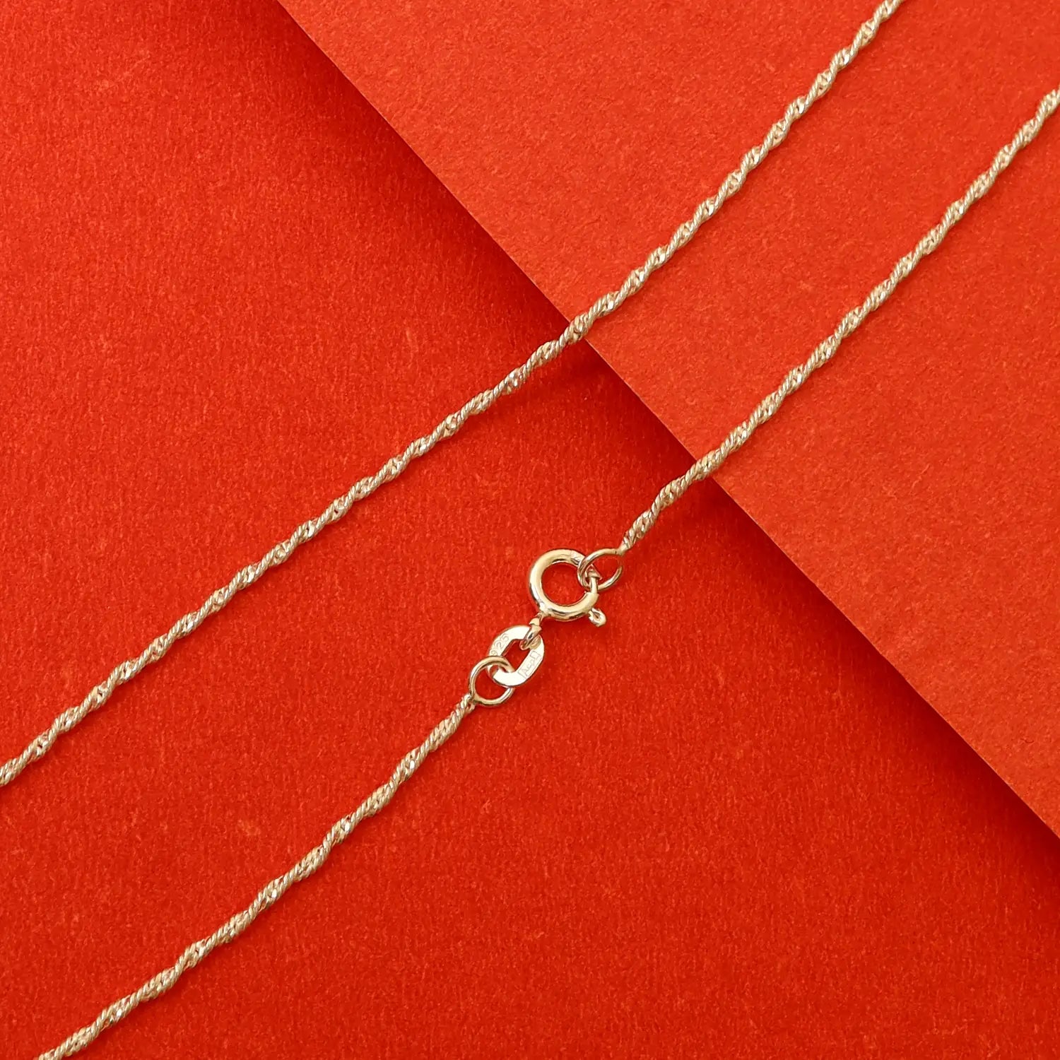 Twisted Luxe Silver Chain - Made With Pure 925 Silver
