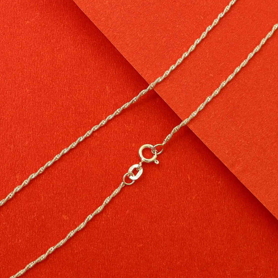 Twisted Luxe Silver Chain - Made With Pure 925 Silver
