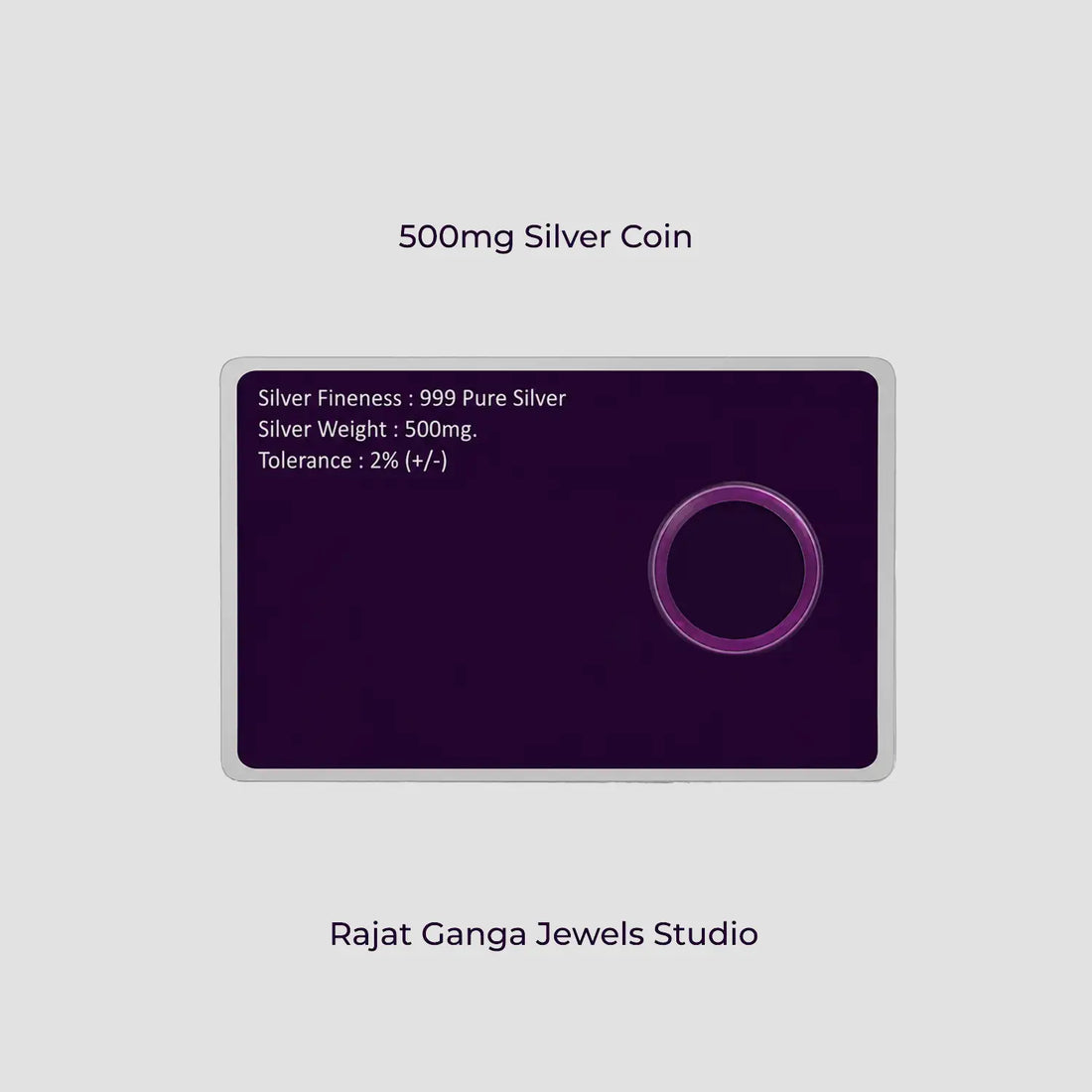 925 Pure Silver Coin Combo Pack (5 × 500mg) – Premium Gift Collection