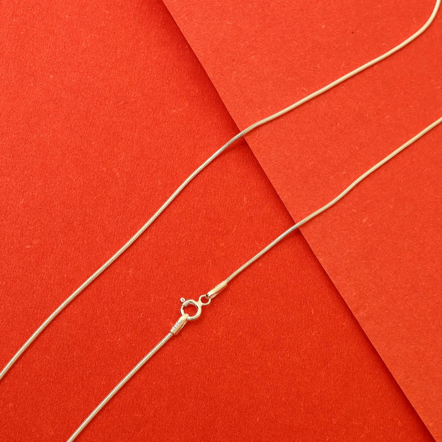Classic Snake Silver Chain - Made With Pure 925 Silver