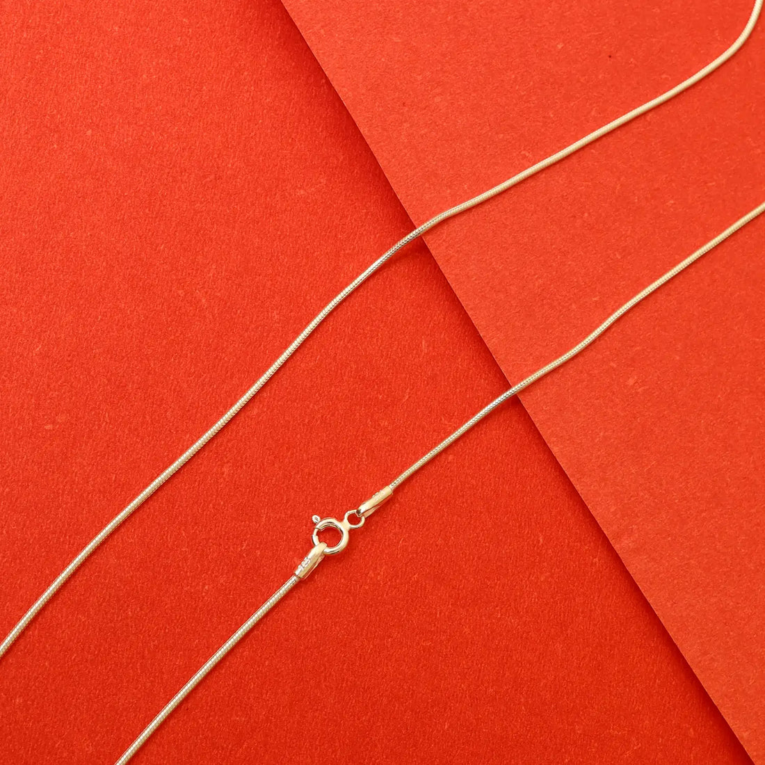 Classic Snake Silver Chain - Made With Pure 925 Silver